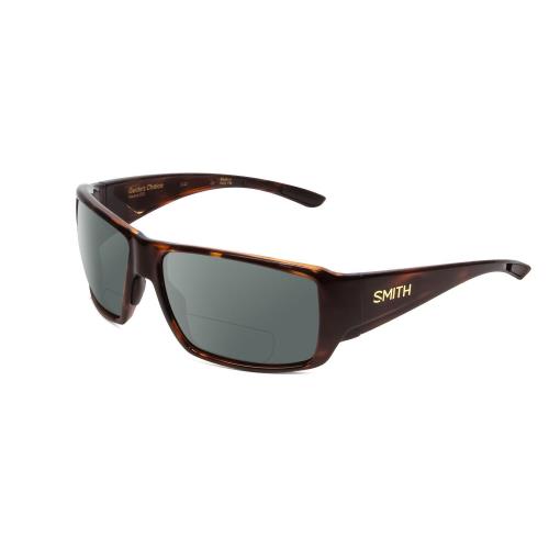 Smith Optic Guides Choice Polarize Bifocal Sunglasses Tortoise Havana Gold 62mm Grey