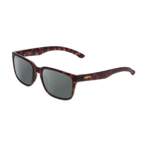 Smith Optic Headliner Unisex Polarized Bifocal Sunglasses in Tortoise Gold 55mm Grey