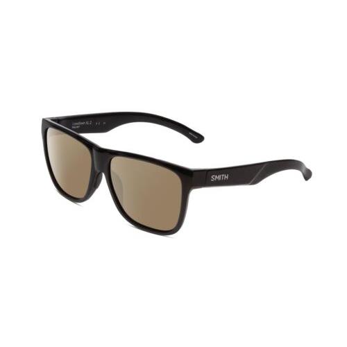Smith Optic Lowdown Xl 2 Classic Unisex Designer Polarized Sunglasses Black 60mm Amber Brown Polar