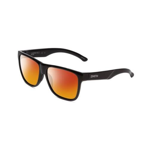 Smith Optic Lowdown Xl 2 Classic Unisex Designer Polarized Sunglasses Black 60mm Red Mirror Polar