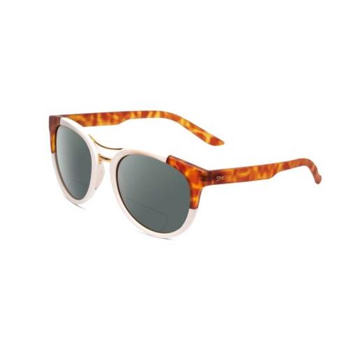 Smith Optics Bridgetown Womens Polarized Bifocal Sunglasses White Tortoise 54 mm Grey