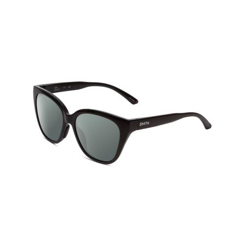 Smith Optics Era Ladies Cateye Polarized Sunglasses in Gloss Black 55mm 4 Option Smoke Grey Polar