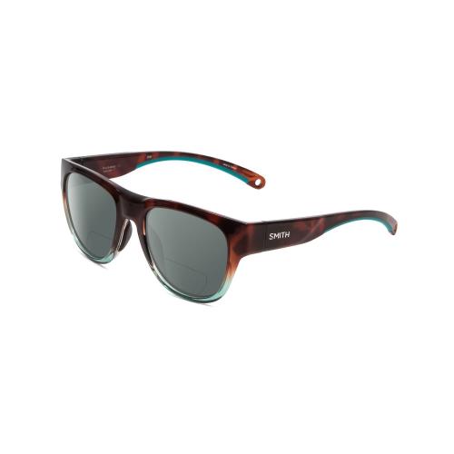 Smith Optic Rockaway Women Polarized Bi-focal Sunglasses Tortoise 52mm 41 Option Grey