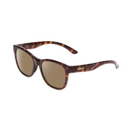 Smith Optic Caper Cateye Designer Polarized Sunglasses Tortoise Havana Gold 53mm Amber Brown Polar
