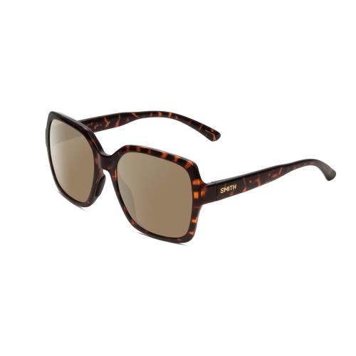 Smith Optic Flare Ladies Polarized Sunglasses Tortoise Brown Gold 57mm 4 Options Amber Brown Polar