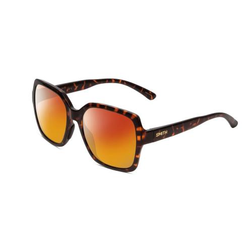 Smith Optic Flare Ladies Polarized Sunglasses Tortoise Brown Gold 57mm 4 Options Red Mirror Polar