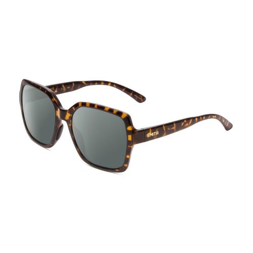 Smith Optic Flare Lady Oversized Polarized Sunglasses Vintage Tortoise Gold 57mm