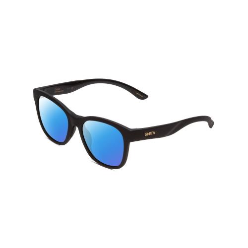 Smith Optics Caper Women Cateye Polarized Sunglasses Matte Black 53 mm 4 Options Blue Mirror Polar