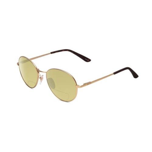 Smith Optics Prep Unisex Round Polarized Bi-focal Sunglasses Gold 53mm 41 Option Yellow