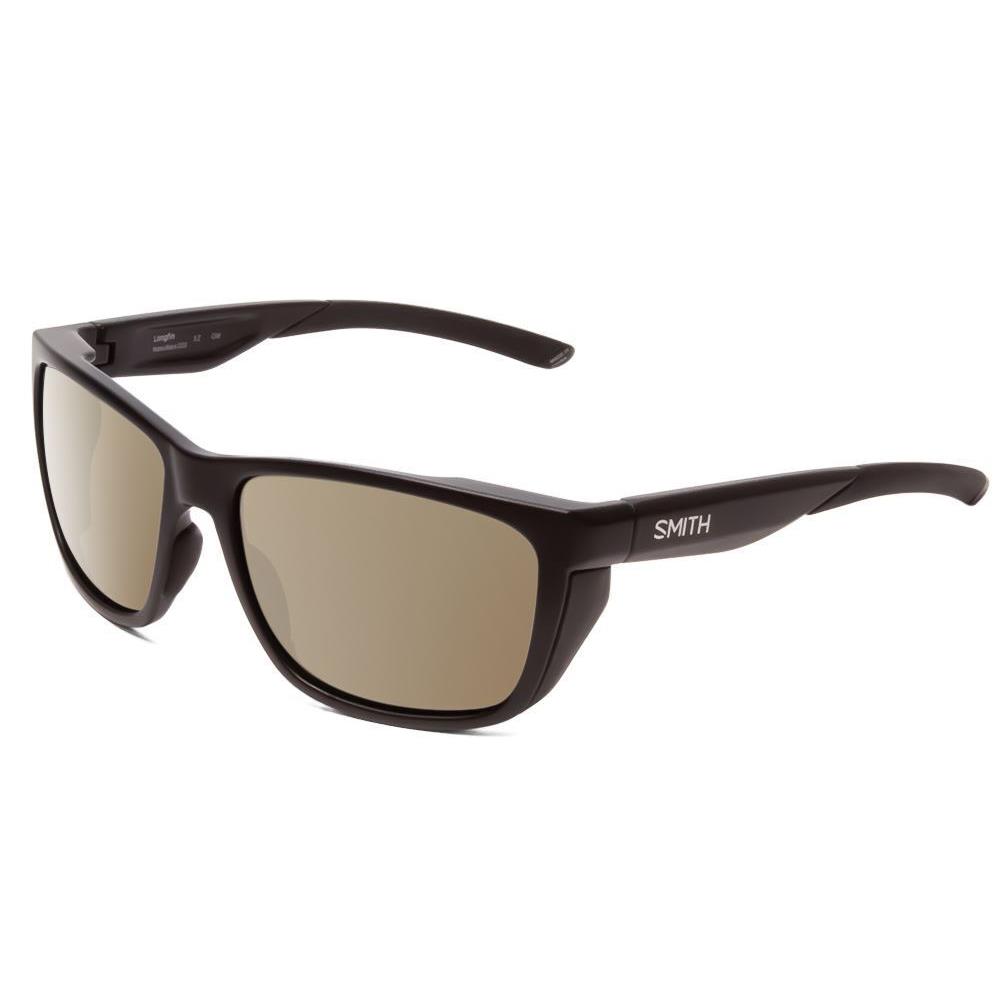 Smith Optics Longfin Wrap Designer Polarized Sunglasses in Black 59 mm 4 Options Amber Brown Polar