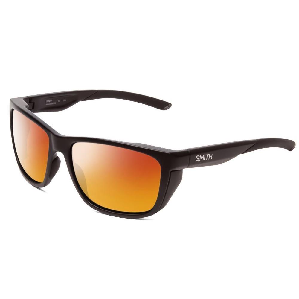 Smith Optics Longfin Wrap Designer Polarized Sunglasses in Black 59 mm 4 Options Red Mirror Polar