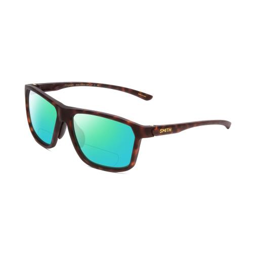 Smith Optics Pinpoint Polarized Bifocal Sunglasses in Tortoise Havana Gold 59mm Green Mirror