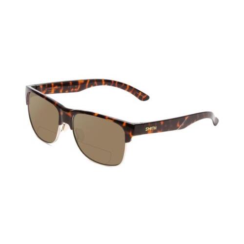 Smith Optics Lowdown Split Polarized Bifocal Sunglasses in Tortoise Havana 56mm Brown