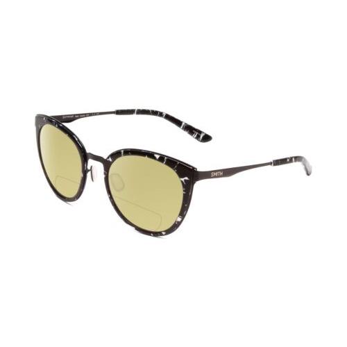 Smith Optics Somerset Cateye Polarized Bifocal Sunglasses in Black Marble 53 mm