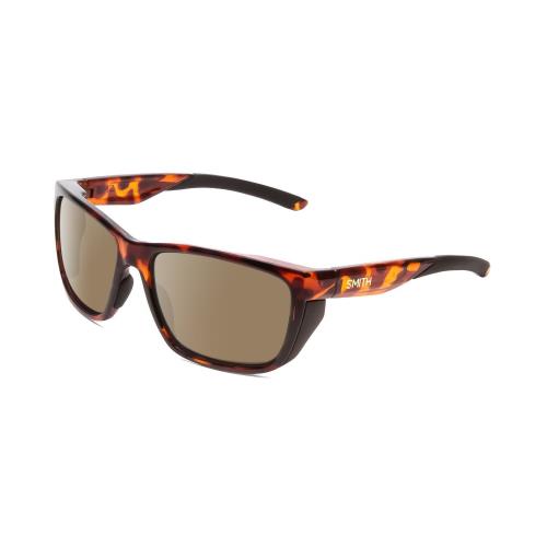 Smith Optics Longfin Unisex Wrap Polarized Sunglasses Tortoise Havana Gold 59 mm Amber Brown Polar