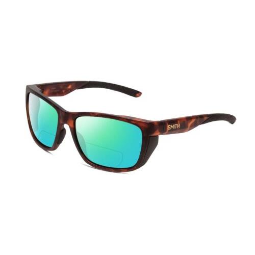 Smith Optics Longfin Polarized Bi-focal Sunglasses in Tortoise Havana Gold 59mm Green Mirror