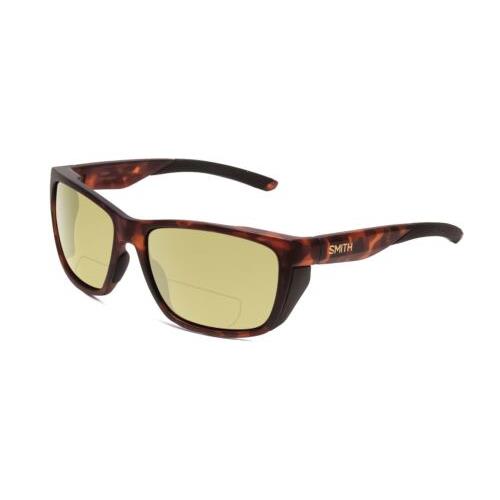 Smith Optics Longfin Polarized Bi-focal Sunglasses in Tortoise Havana Gold 59mm Yellow