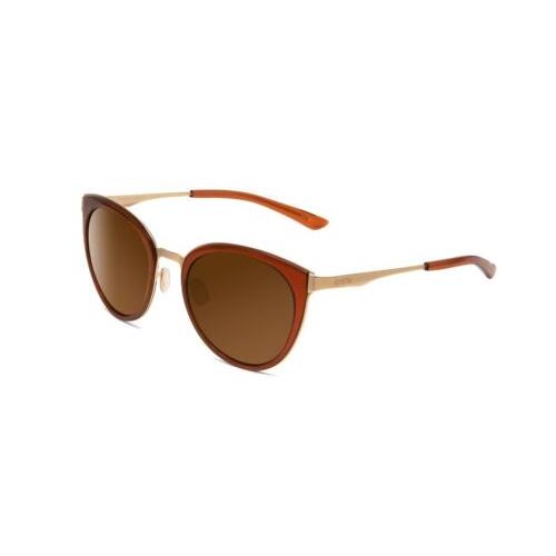 Smith Optic Somerset Women Cateye Designer Sunglasses Amber/polarized Brown 53mm