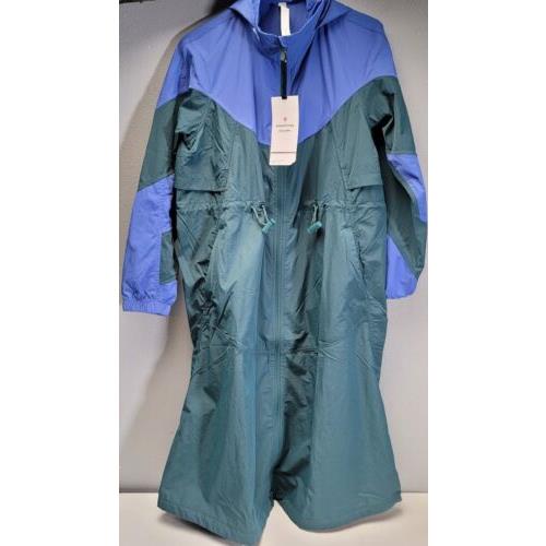 Lululemon Evergreen Full-zip Long Jacket Green/blue Small/4