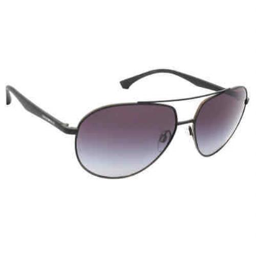 Emporio Armani Grey Gradient Aviator Men`s Sunglasses EA2096 331611 60