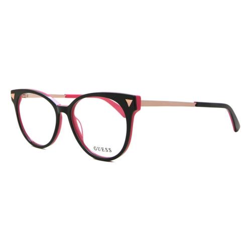 Guess GU2799 005 Cat Eye Shiny Black Eyeglasses