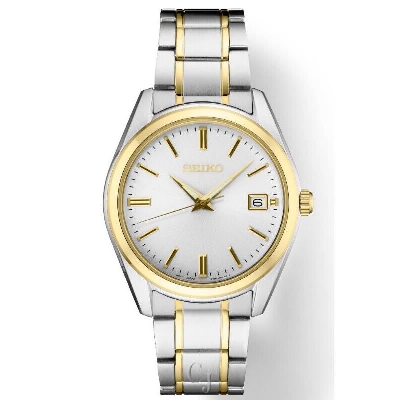 Seiko Essentials Collection White Dial Watch SUR312