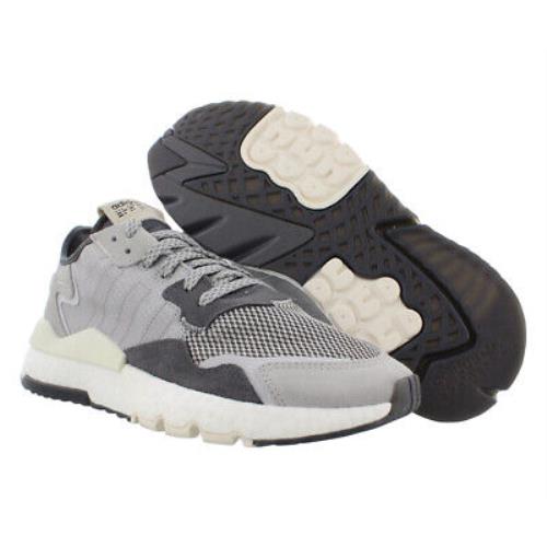 Adidas Nite Jogger Mens Shoes Size 5 Color: Silver Metallic/light Solid