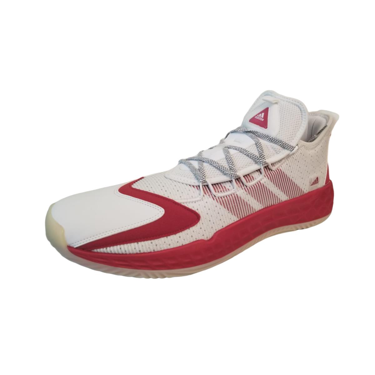 Adidas Pro Boost Low Basketball White Red Color Men`s Shoes Size US 20