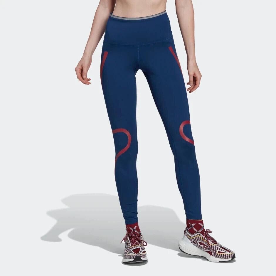 L - Stella Mccartney For Adidas Navy Blue Truepace Running Pants 0918EP