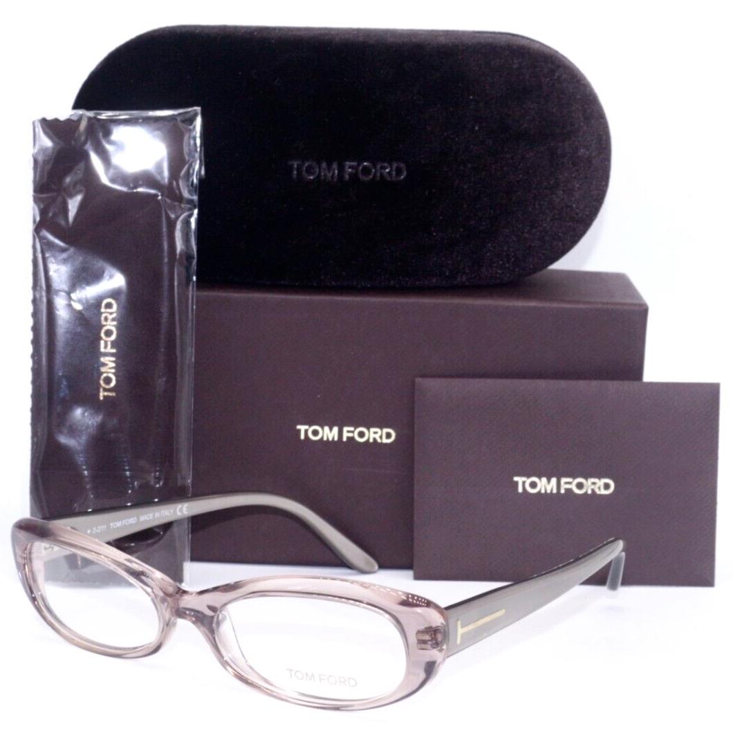 Tom Ford TF 5141 057 Crystal Pink/grey Designer Eyeglasses 53-16