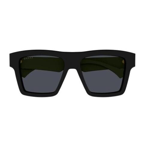 Gucci GG0962S 009 Black-green/grey Square Men`s Sunglasses