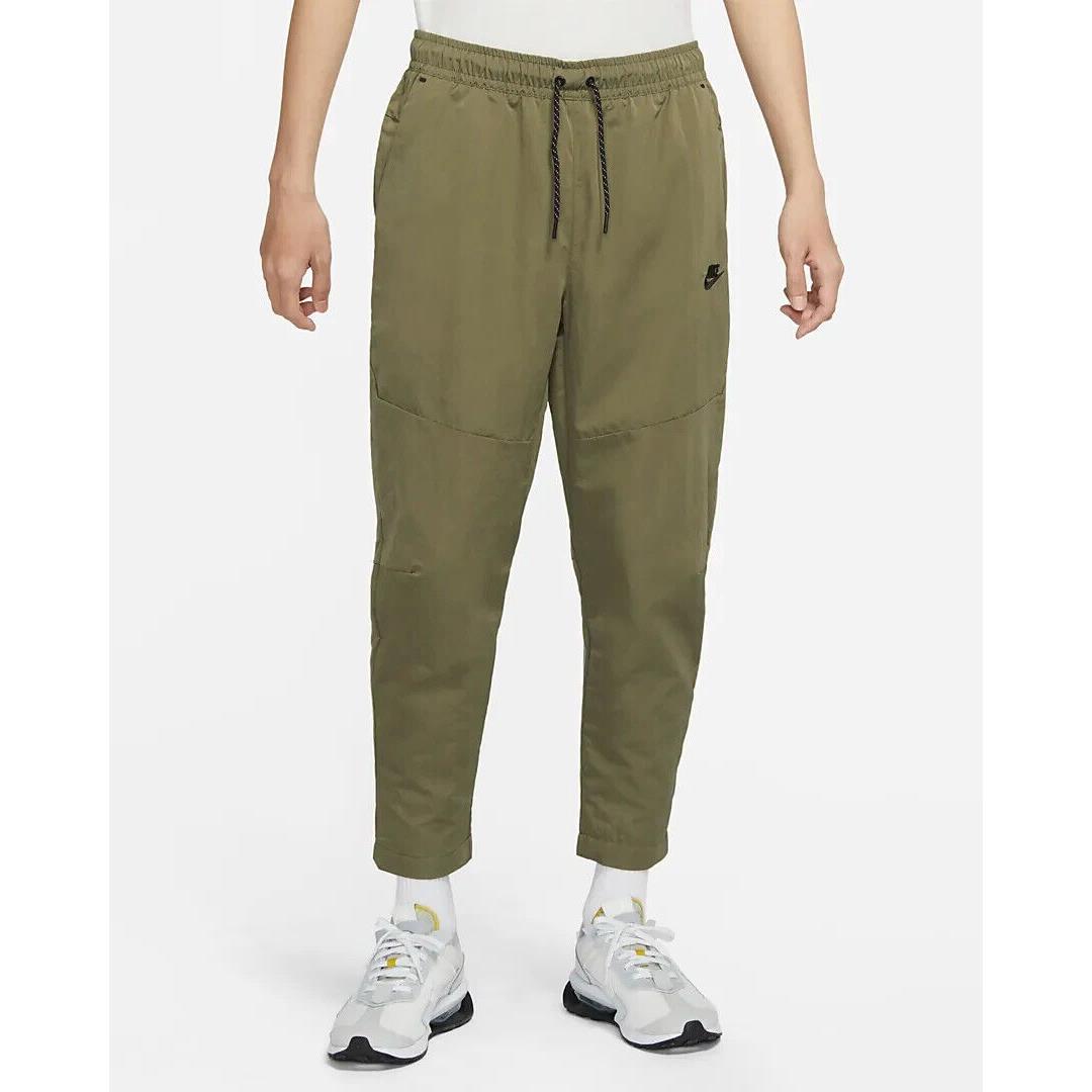 Nike Sportswear Tech Woven Lined Commuter Pants Mens XL Joggers Green DQ4343-222