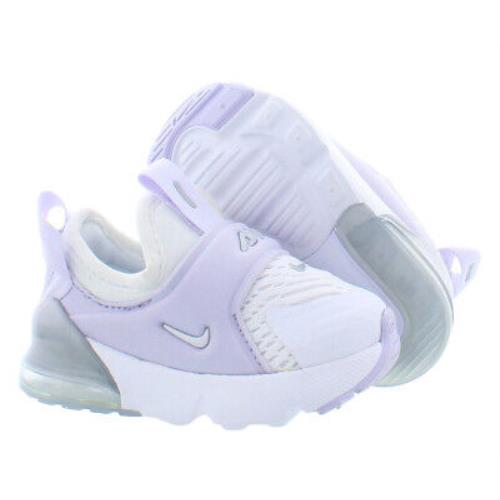 Nike Air Max 270 Extreme Baby Girls Shoes Size 4 Color: Lavender/white