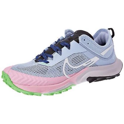 Nike Women`s Air Zoom Terra Kiger 8 Running Shoes Pink/green 8.5 B Medium US