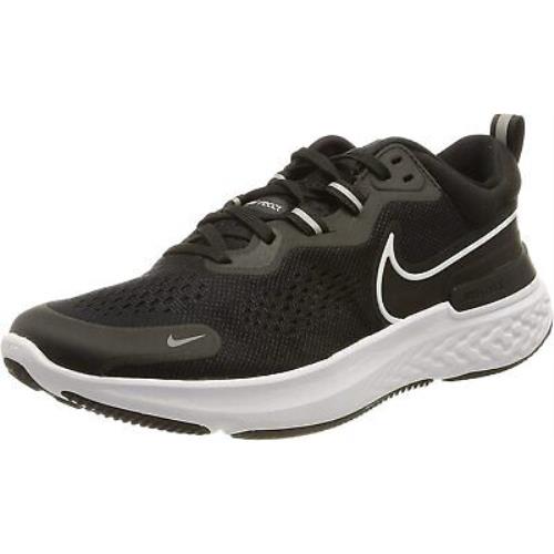 Nike Women`s React Miler 2 Running Shoes Black/white/grey 6.5 B Medium US