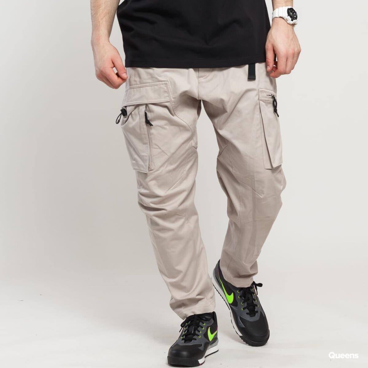 Nike Acg Cargo Woven Pants Moon Particle/beige BQ7293-286 Size Large