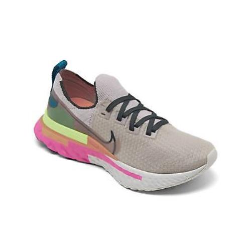 Nike Womens Pink 1 Platform Infinity Run Toe Wedge Athletic Running Shoes 6