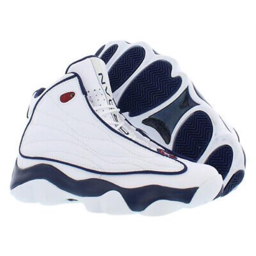 Nike Pro Strong Boys Shoes Size 4.5 Color: White/navy