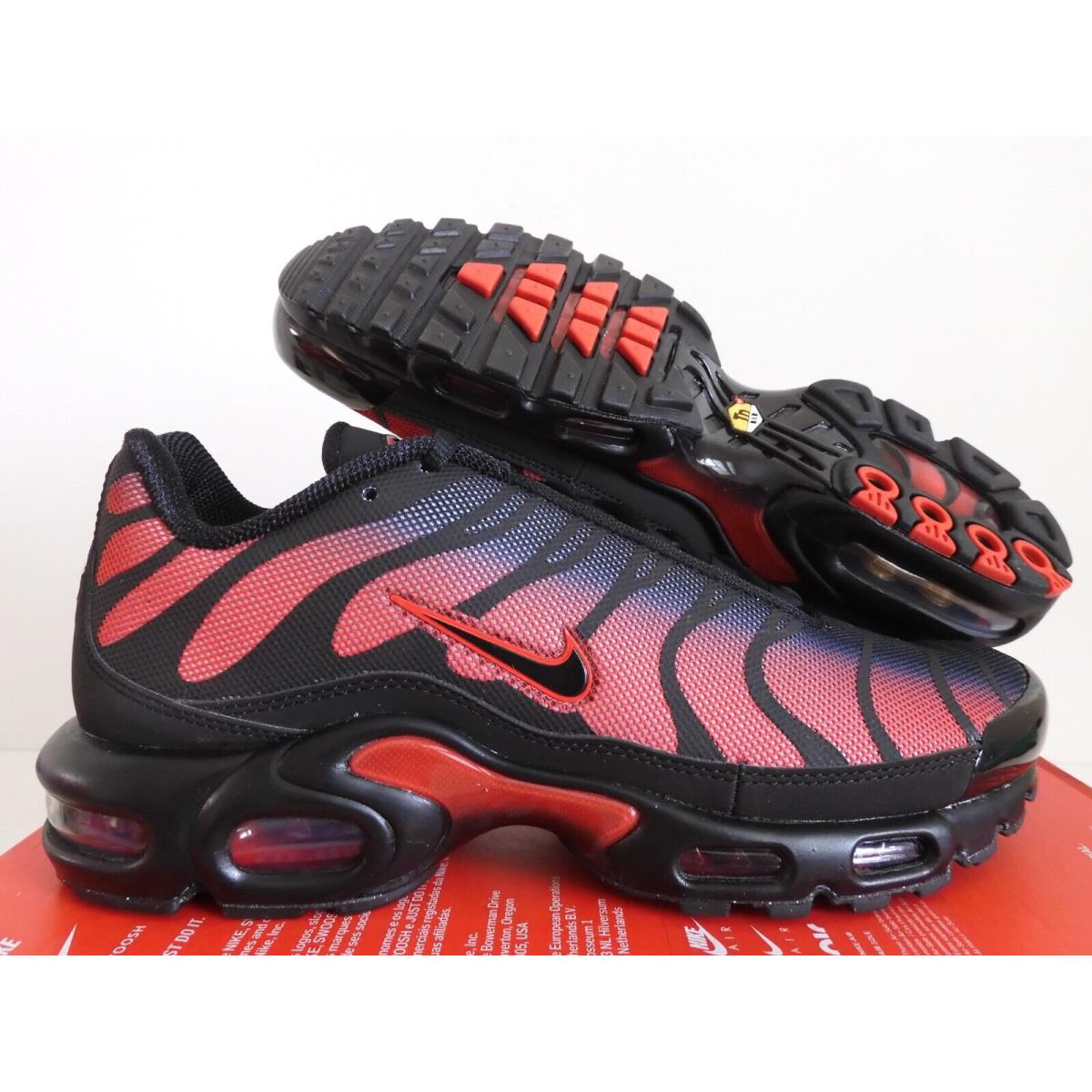 Nike Air Max Plus Bred University Red-black SZ 10 DZ4507-600