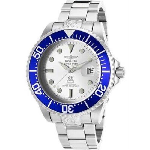 Invicta Pro Diver Automatic Silver Dial Stainless Steel Watch 15843