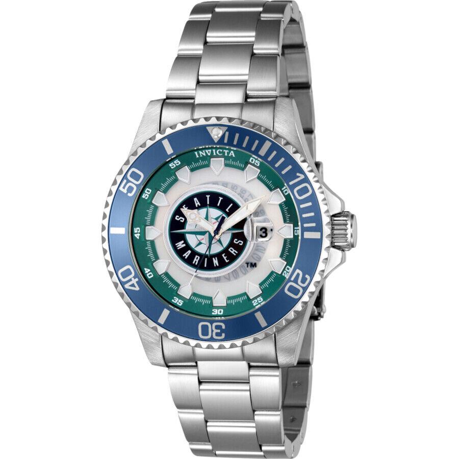 Invicta Mlb Seattle Mariners Quartz Men`s Watch 43478