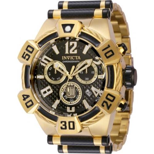 Invicta 40427 Men`s Jason Taylor Chrono Black Dial Bracelet Watch