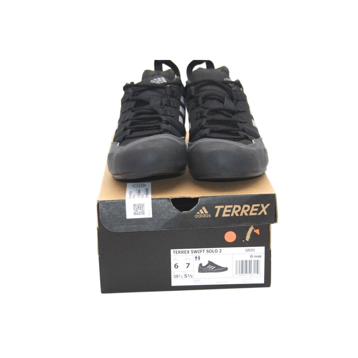 Adidas shoes Terrex Swift Solo - BLACK/BLACK/GREY 5