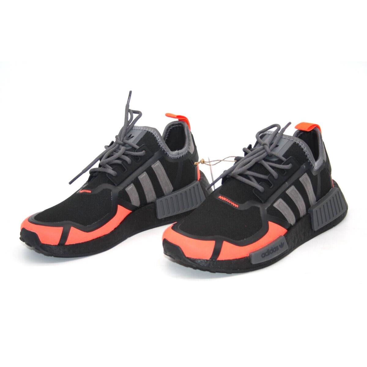 Adidas shoes NMD - BLACK/GREY FOUR/SOLAR RED 3