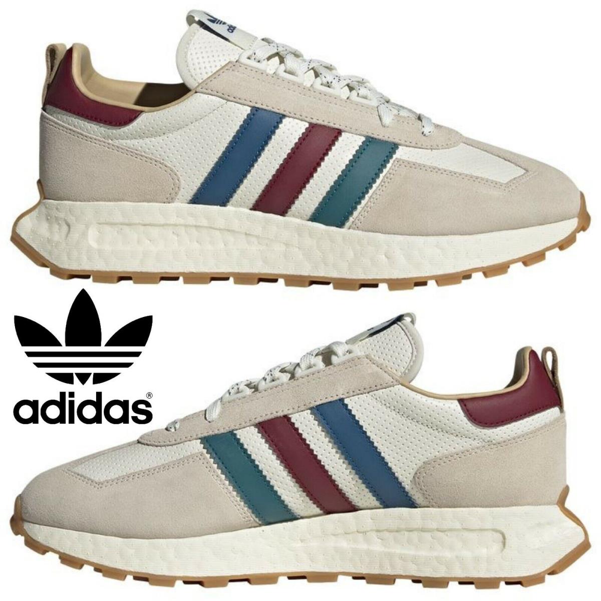 Adidas Retropy E5 Men`s Sneakers Running Shoes Gym Casual Sport White Blue Red