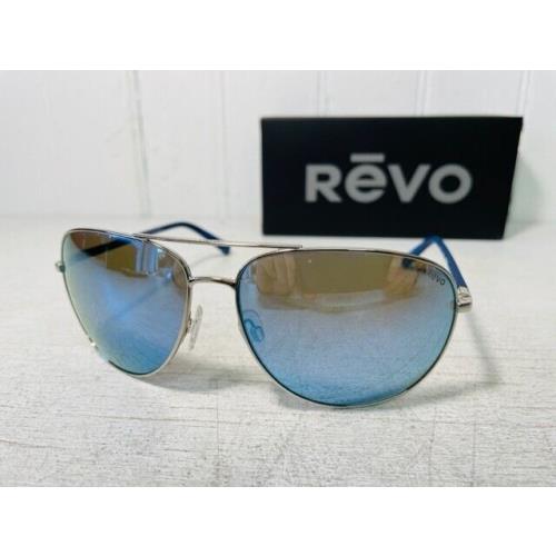 Revo RE1083 03 BL Tarquin Chrome Frame w/ Blue Water Polarized Lenses Suns