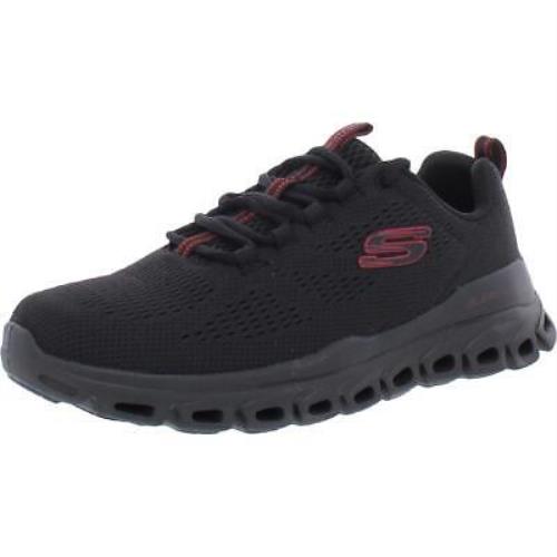 Skechers Mens Glide Step Fasten UP Black Athletic and Training Shoes Bhfo 5208