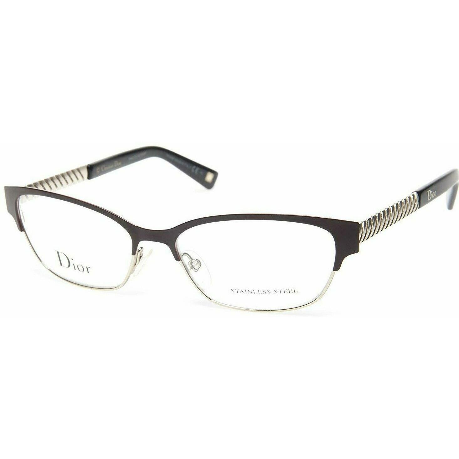 Dior CD3769 Obtg Brown/light Gold 52MM Women`s Eyeglasses W/cd Case