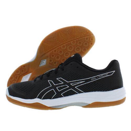 Asics Gel-tactic Mens Shoes Size 7.5 Color: Black/silver