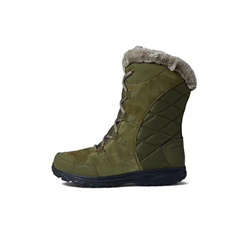 Columbia Women`s Ice Maiden Ii Snow Boot - Choose Sz/col New Olive, Red Onion